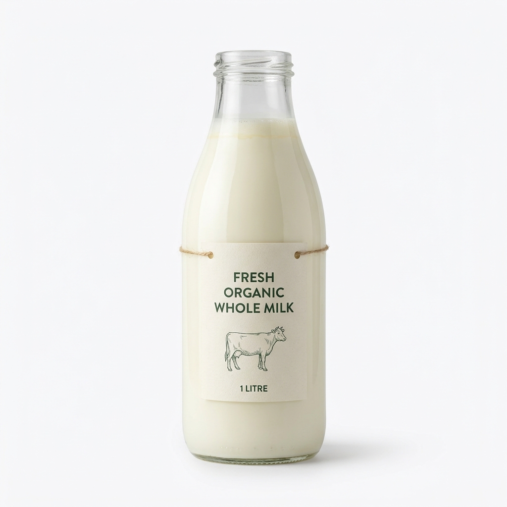 Organic Whole Milk 1L