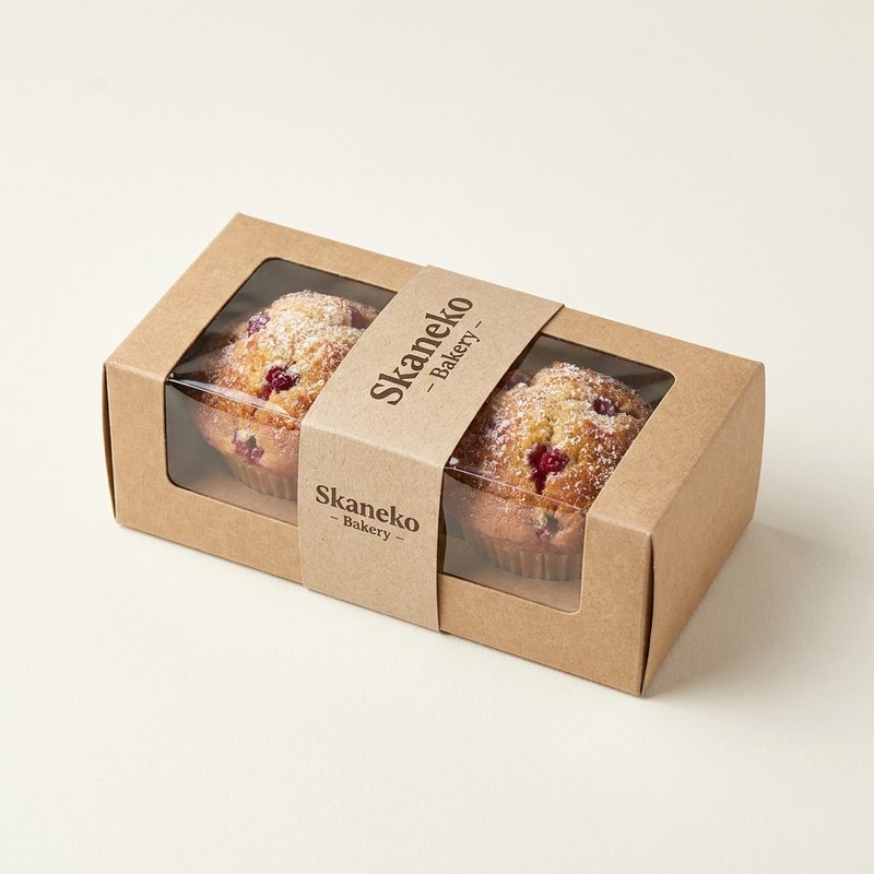 Organic Lingonberry Muffins (2-Pack)